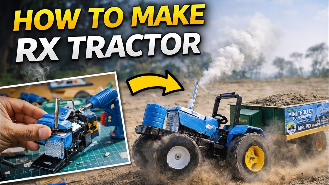 RX Mini Tractor 1 KG vs 10 KG Challenge