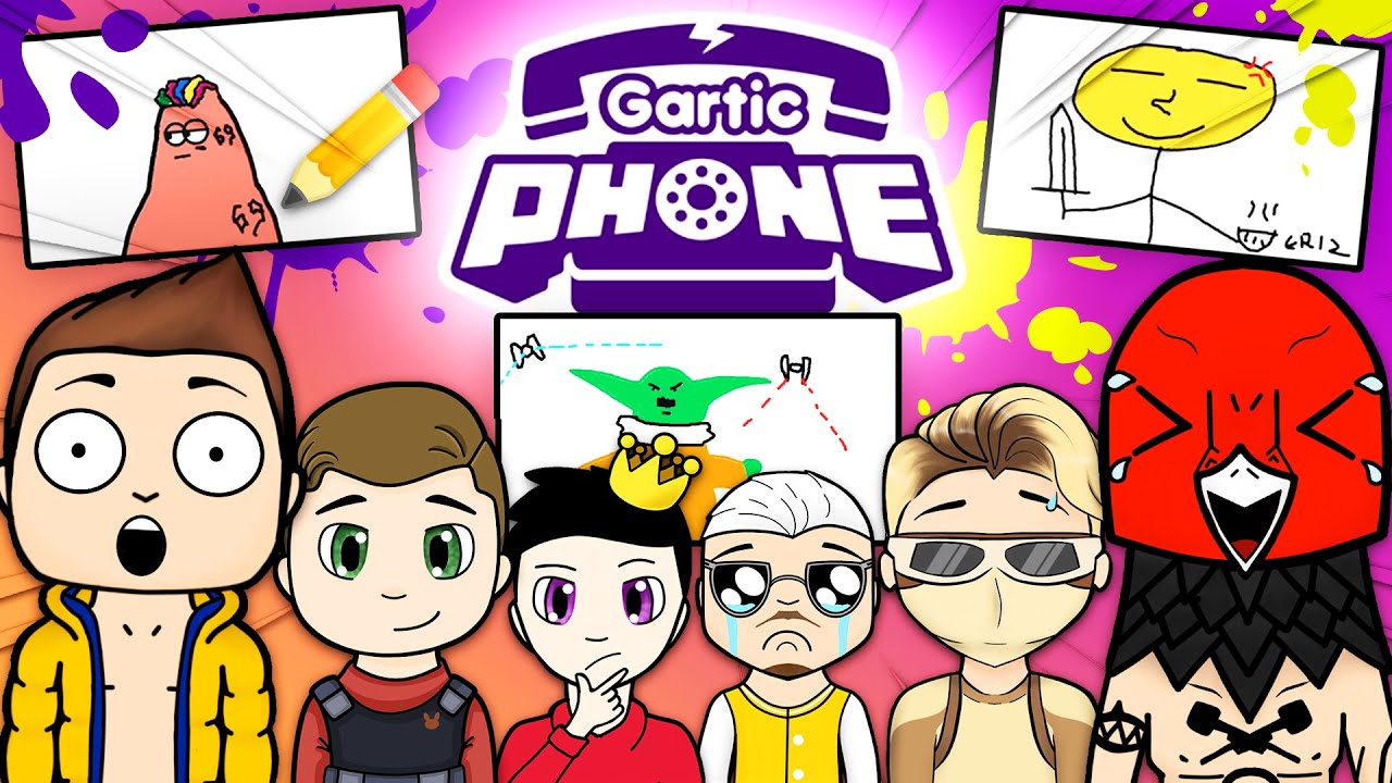 NOS DESSINS UN PEU LIMITE... 😬 GARTIC PHONE AVEC L'ÉQUIPE !