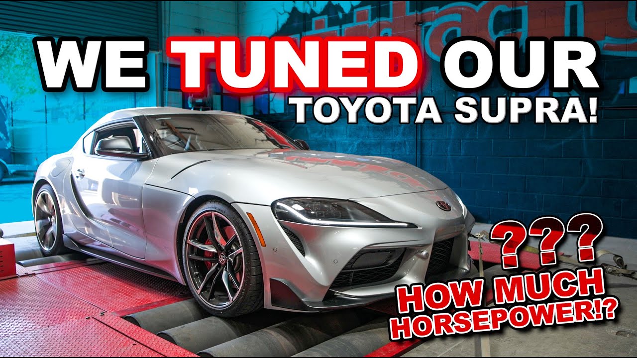 We Tuned our A90 Toyota Supra!! How much Horsepower did we make?? | Stock vs Tuned Dyno Comparison!