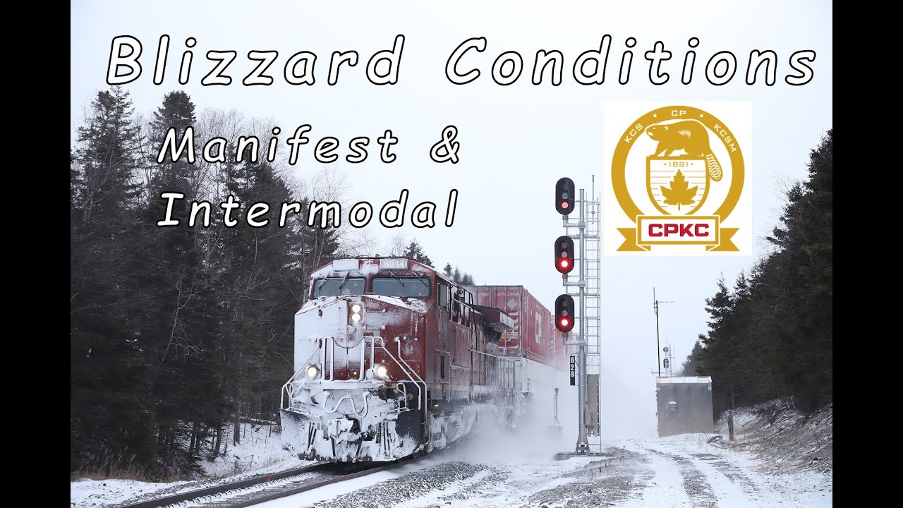 CPKC trains at Marathon, Ontario in a Polar Vortex ~ January, 2024