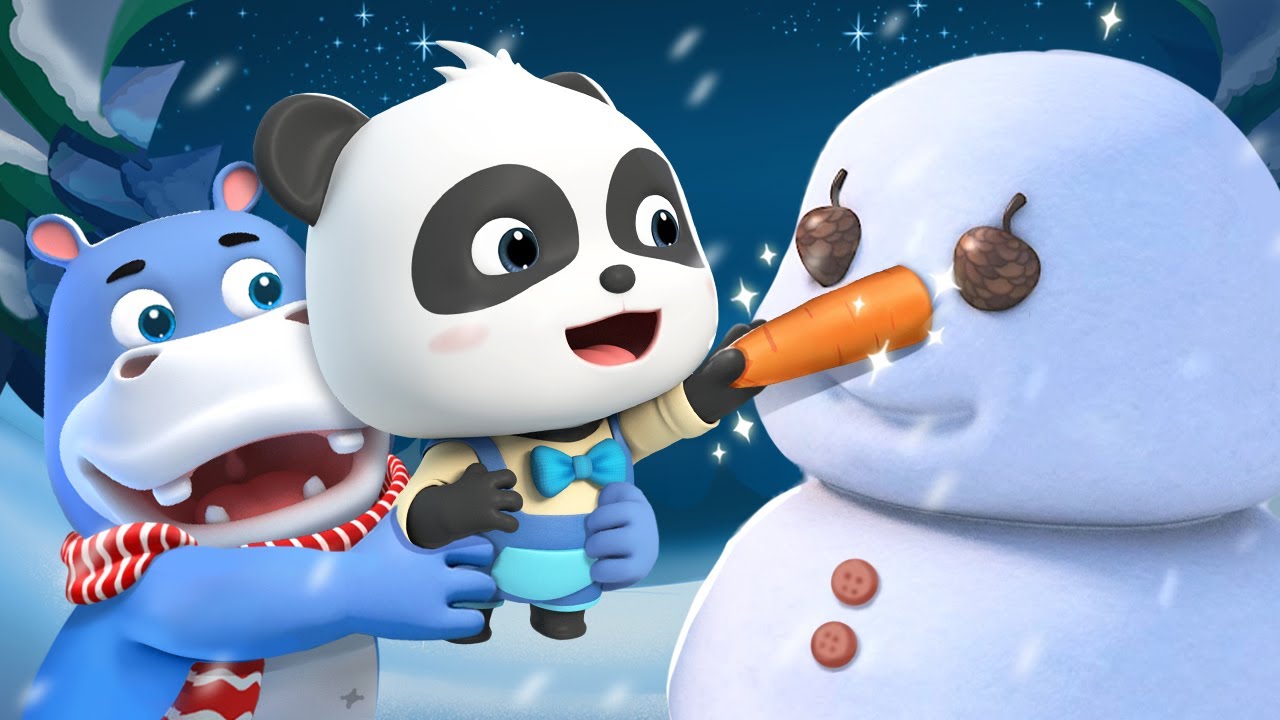 رجل الثلج☃️- كيكي وميوميو | بيبي باص | BabyBus