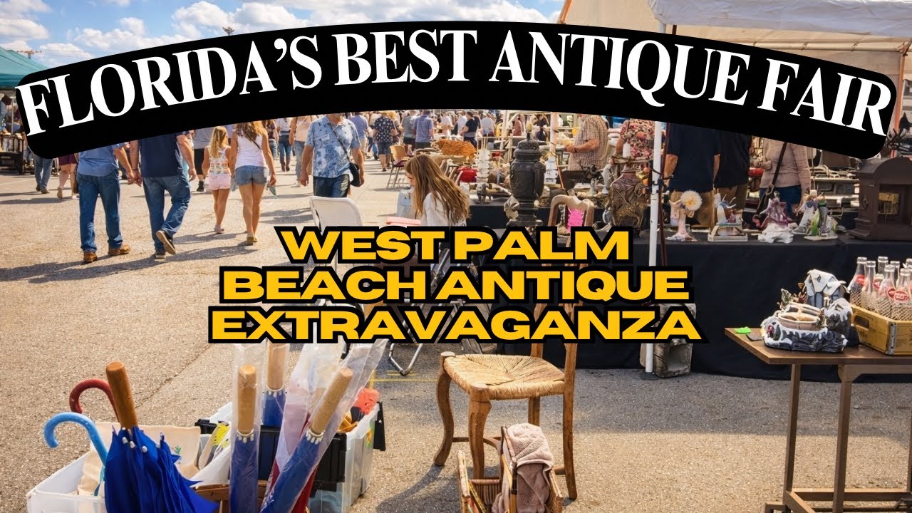 We Hit One of Florida’s BIGGEST Antique Fairs — 600+ Vendors!