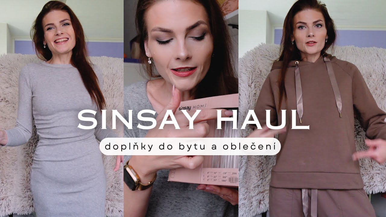 OBŘÍ HAUL ZE SINSAY 🥋🏚️ II TRY ON HAUL OBLEČENÍ A DOPLŇKY DO BYTU