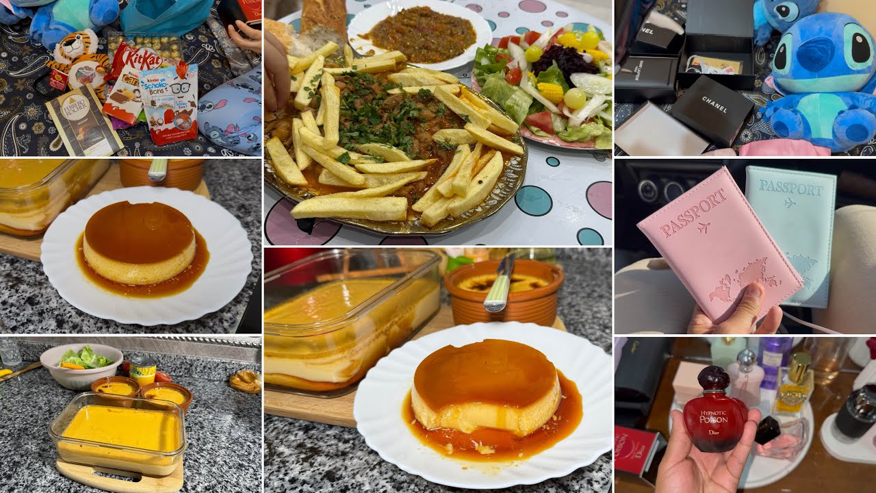 روتيني اليوم../ العودة إلى المنزل😍 توحشت كوزينتي و طيابي🥹 فلون الفور بنة عالمية🍮 عشانا دوارة بالحمص