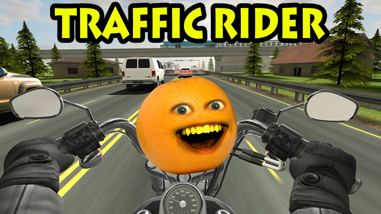 Annoying Orange plays TRAFFIC RIDER