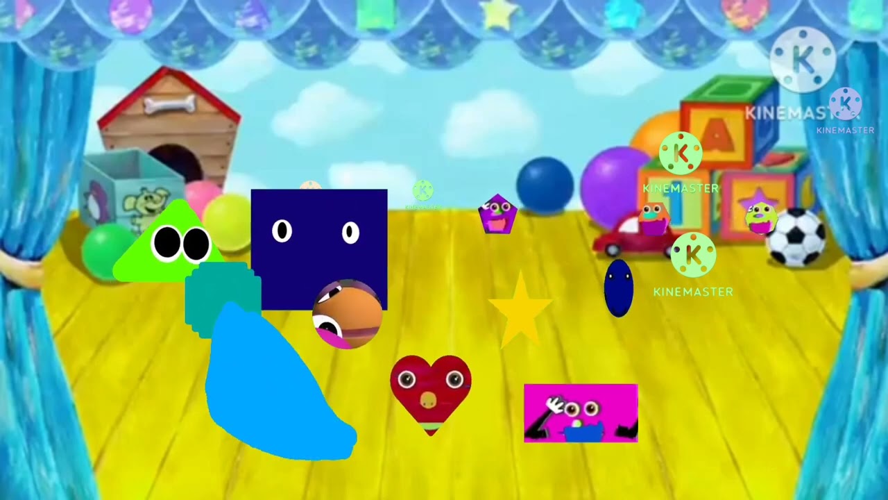 The shapes show theme song logo remake