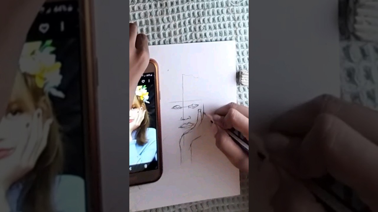 Lisa outline:tutorial #drawing #art #short