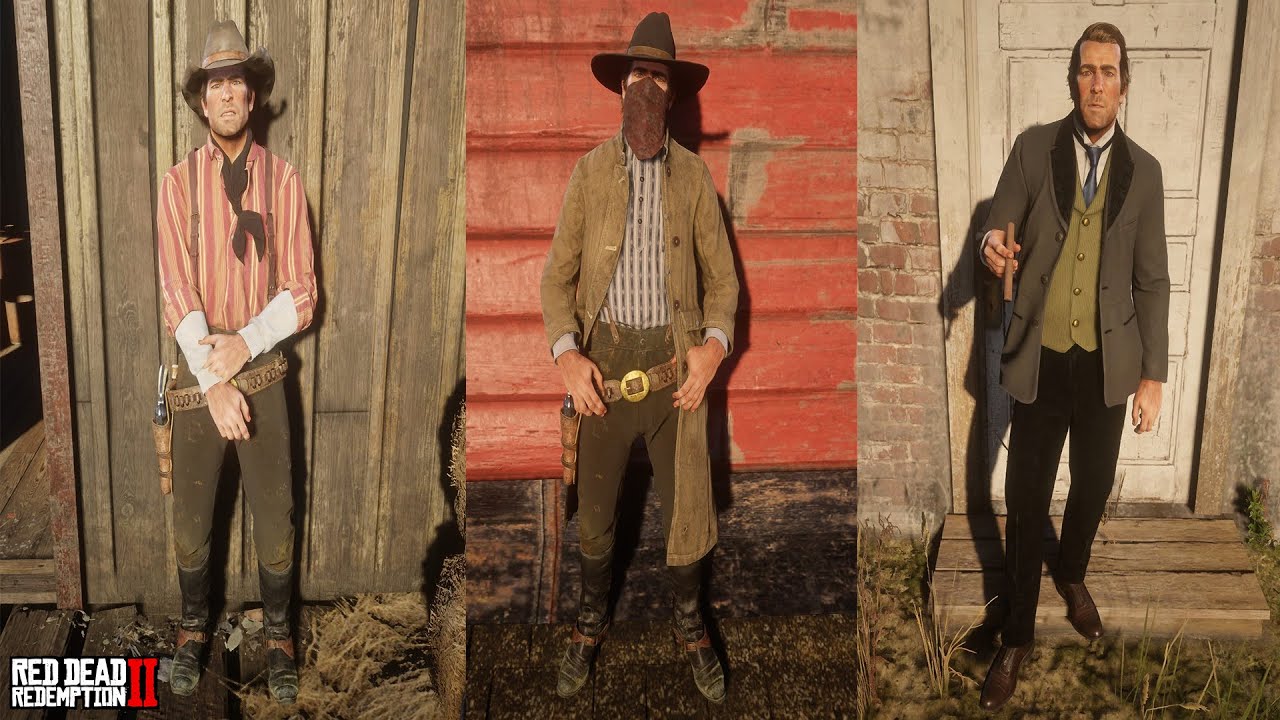John Marston Restoration Project - Arthur's Outfits (Bonus) | RDR2