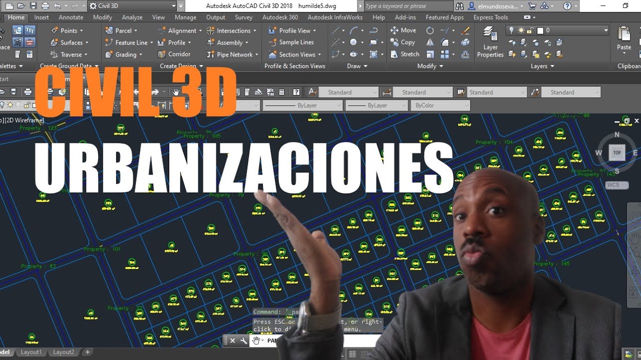 CIVIL 3D  Cómo diseñar una proyecto de URBANIZACIÓN