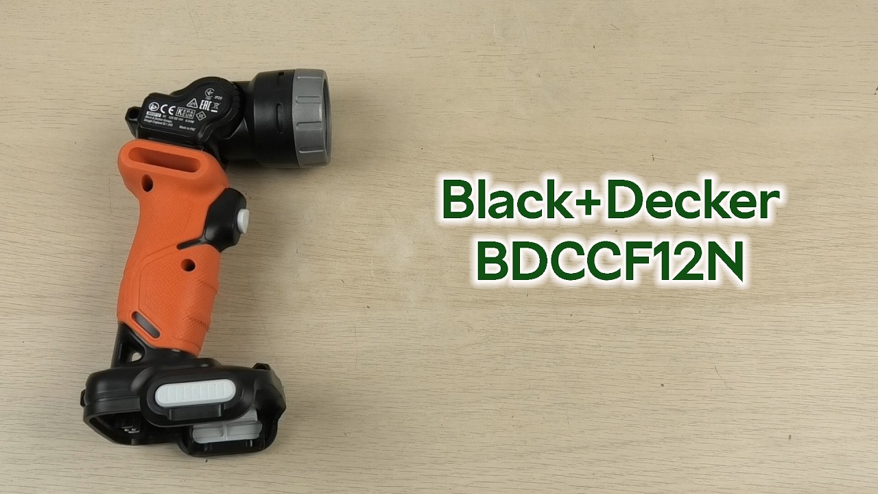 Розпаковка Black+Decker 12 В XR Li-Ion (BDCCF12N)