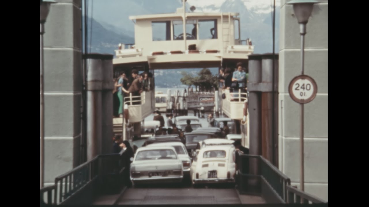 Lake Como 1968 archive footage
