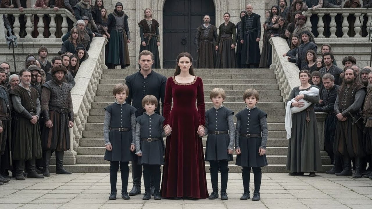 L'Alpha nargue sa compagne stérile rejetée à la cérémonie : elle revient avec 4 héritiers Alpha