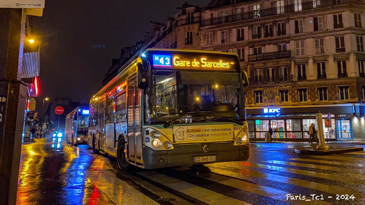 [FULL KICKDOWN] Irisbus Citelis 12 - Noctilien N43
