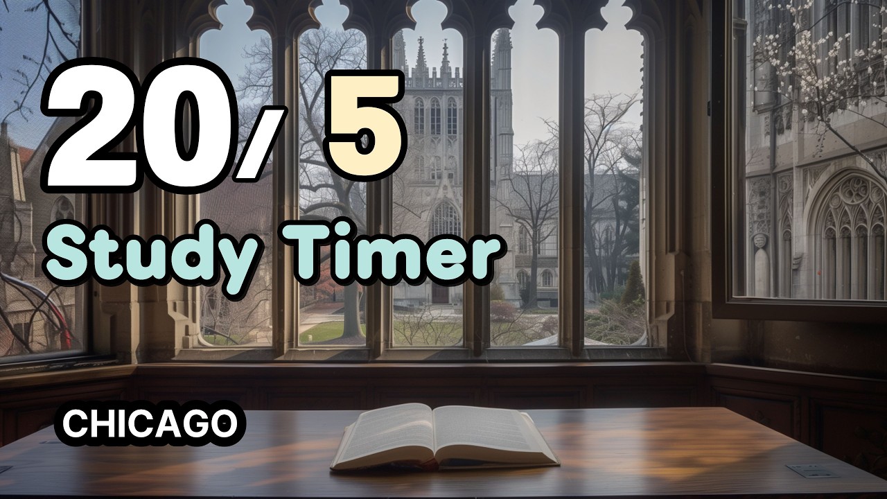 20/5 x2 Pomodoro Study Timer | Chicago