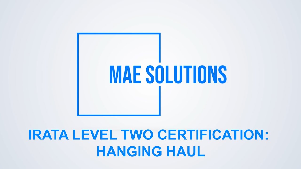 IRATA Level 2 - Hanging Haul