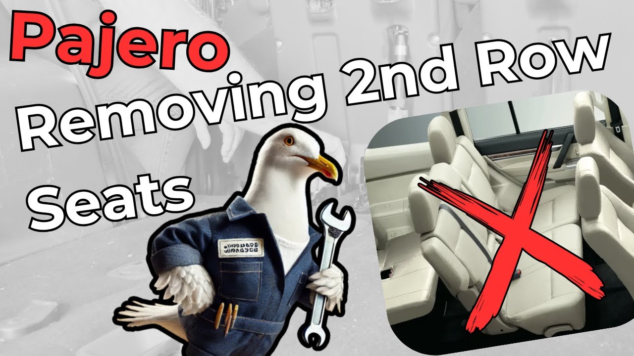 How to remove 2nd row seats - Montero, Pajero, Shogun with one special tool!