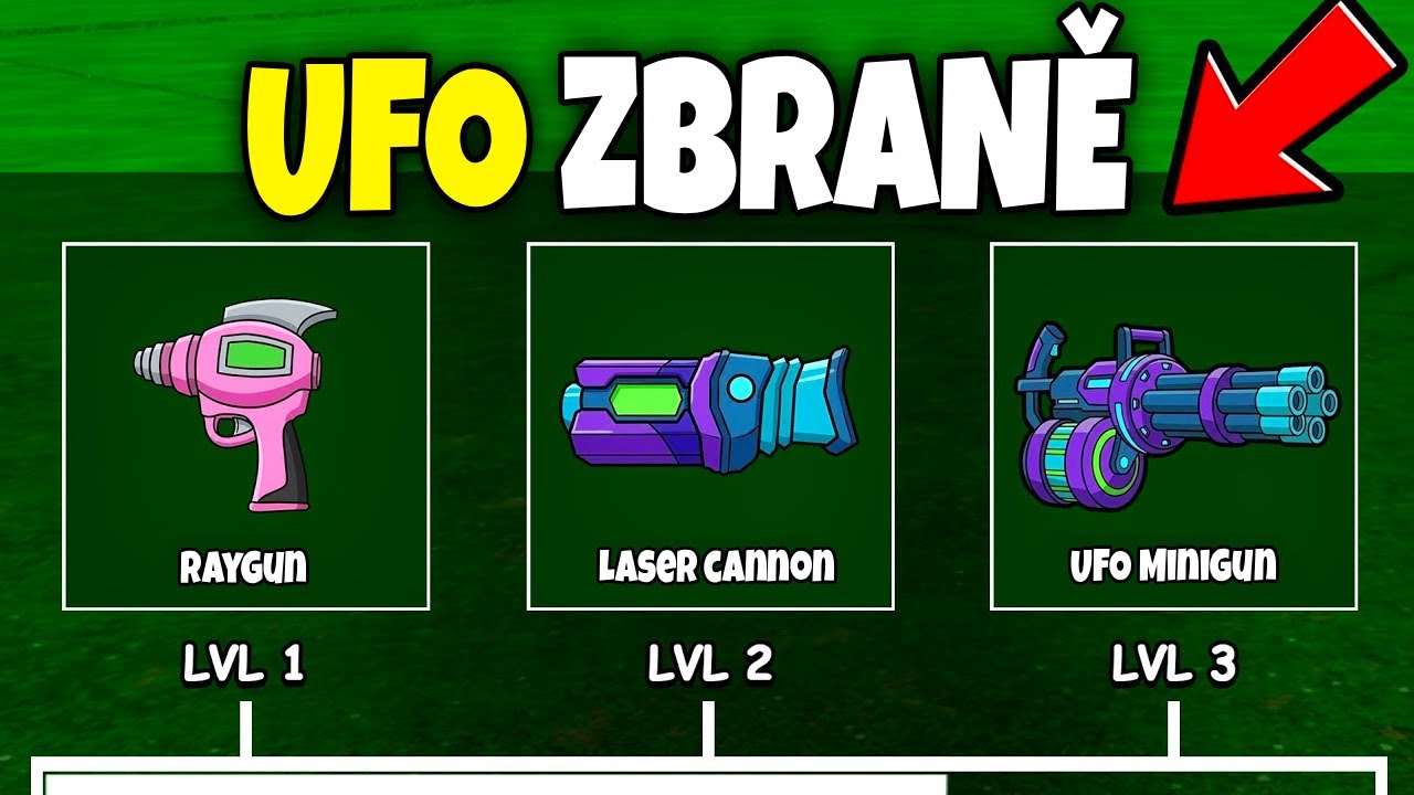 Vylepšil jsem VŠECHNY UFO ZBRANĚ v 99 Nocí v Lese...