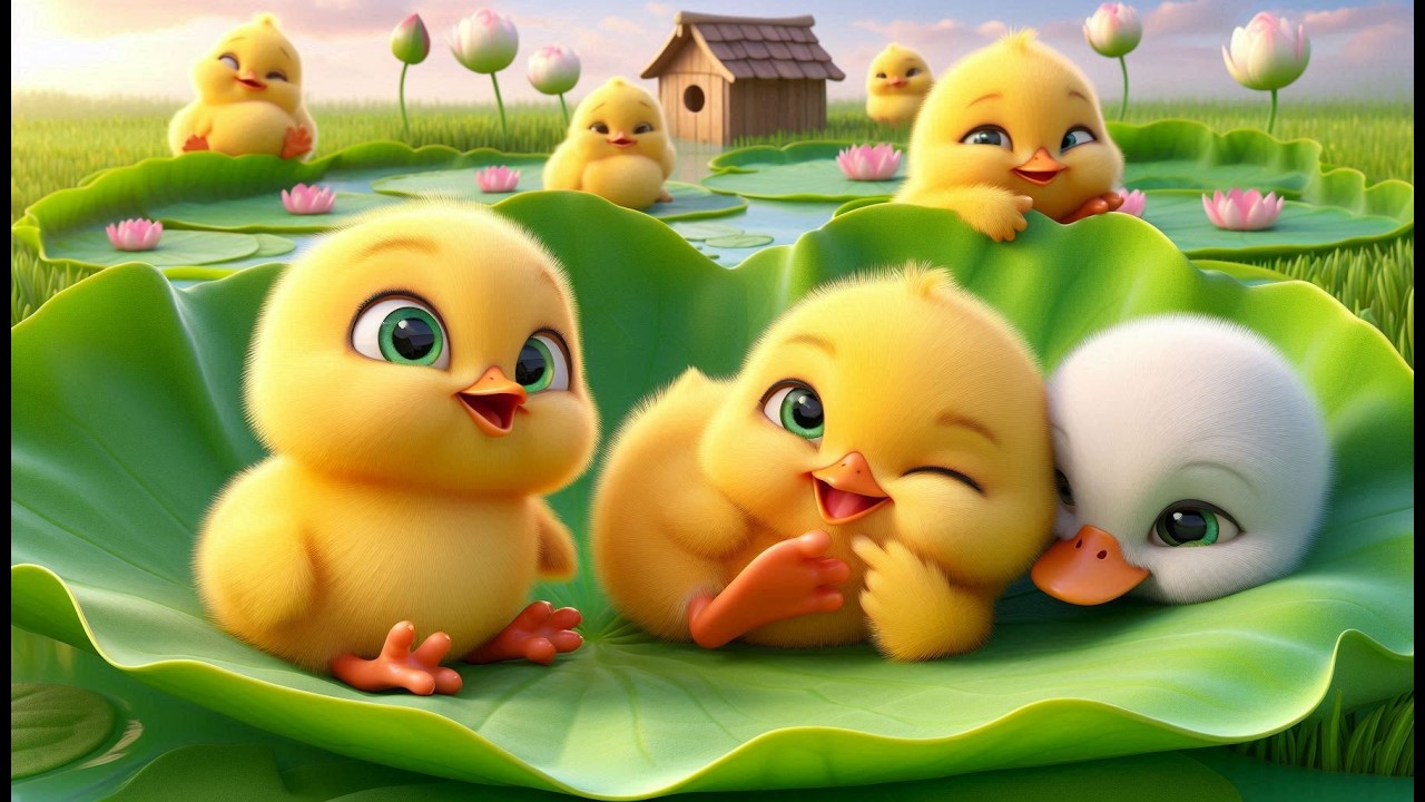 குரும்பு குஞ்சுகள் & வாத்து குட்டிகள் Kids Will Love This Chick & Duck Song #nurseryrhyme #kidssong