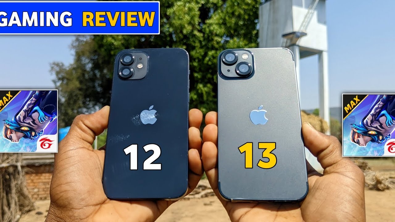 iphone 12 vs 13 gaming test // iphone 12 vs 13 free fire // iphone 13 vs 12 free fire test