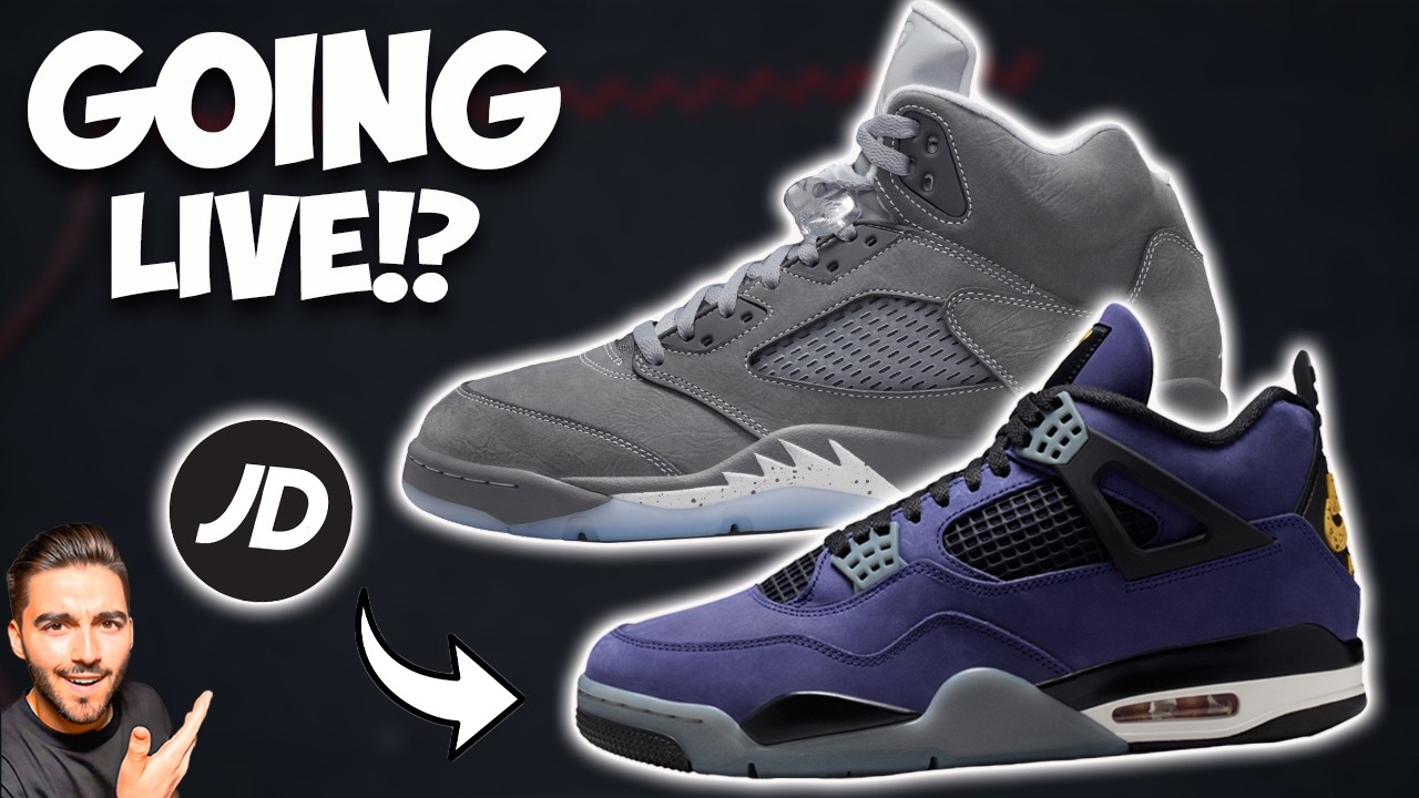 GOING LIVE JORDAN 4 LAKERS EA!? WOLF GREY JORDAN 5S BIG RESTOCK THIS MORNING GET READY FOR MORE!