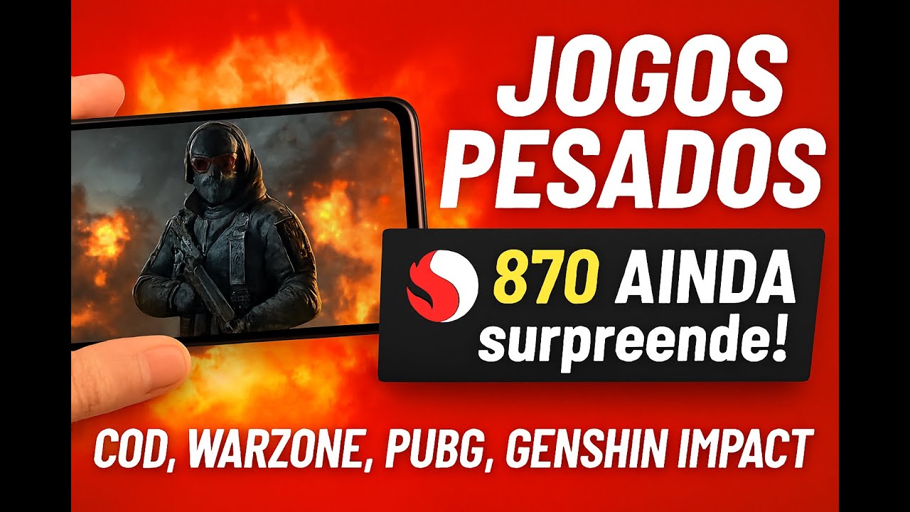 Jogos Pesados no Poco F3 – Snapdragon 870 AINDA surpreende! COD, WARZONE, PUBG, GENSHIN IMPACT