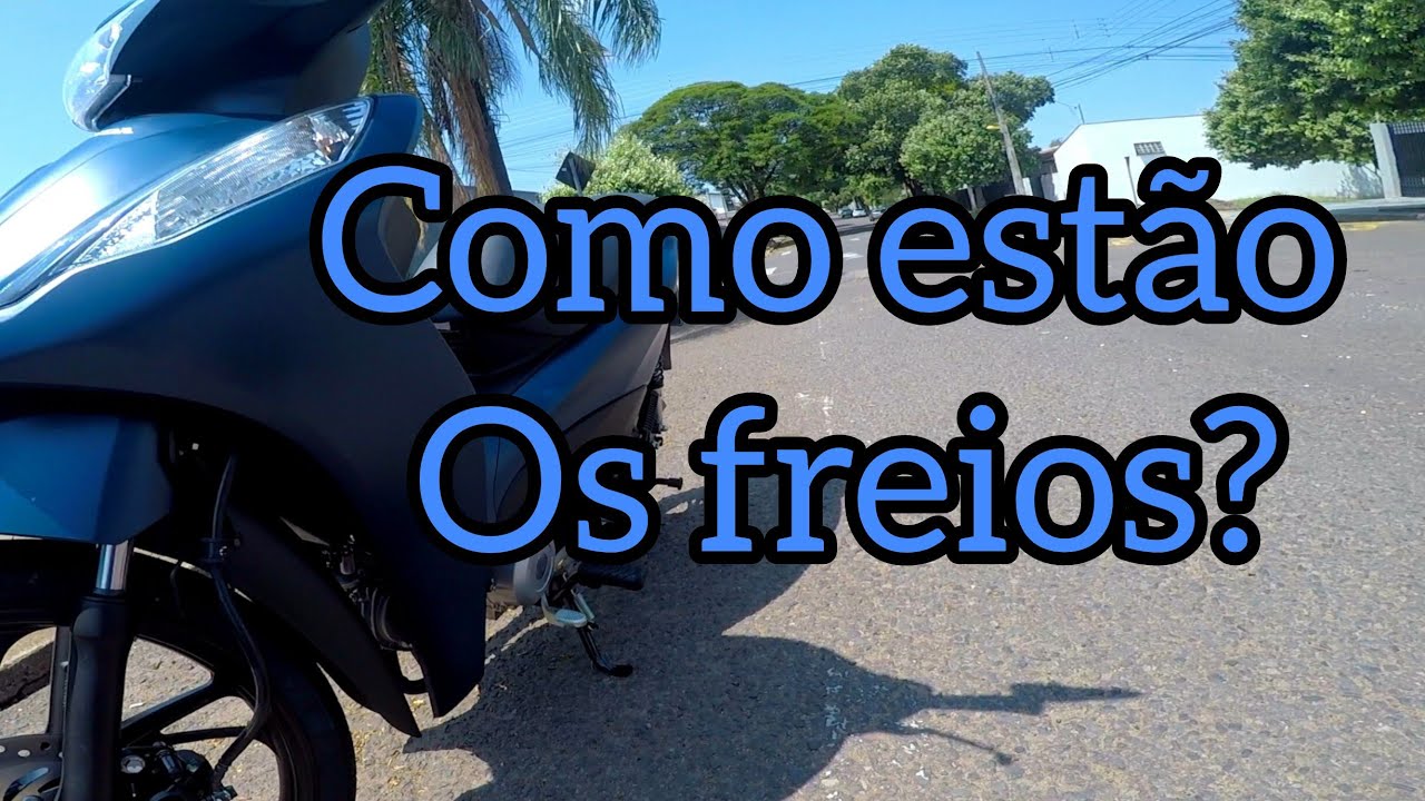 Nova biz Ex 125 Teste e minhas Impressões dos freios
