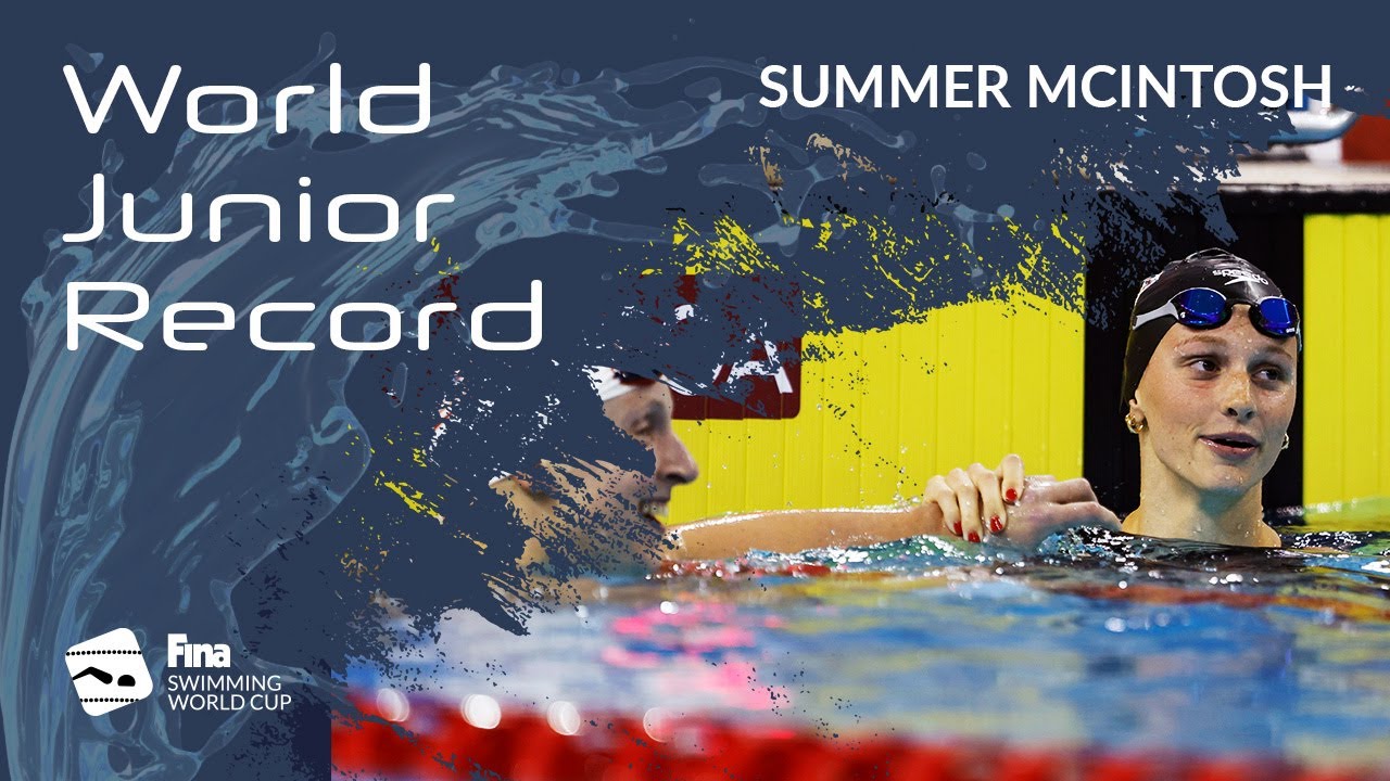 World Junior Record | Women's 400m Freestyle | #swimming World Cup 🏆
