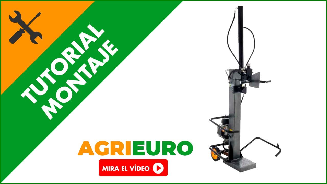 Montaje Astilladora vertical eléctrica Blackstone EVL 12-100 - 12 toneladas