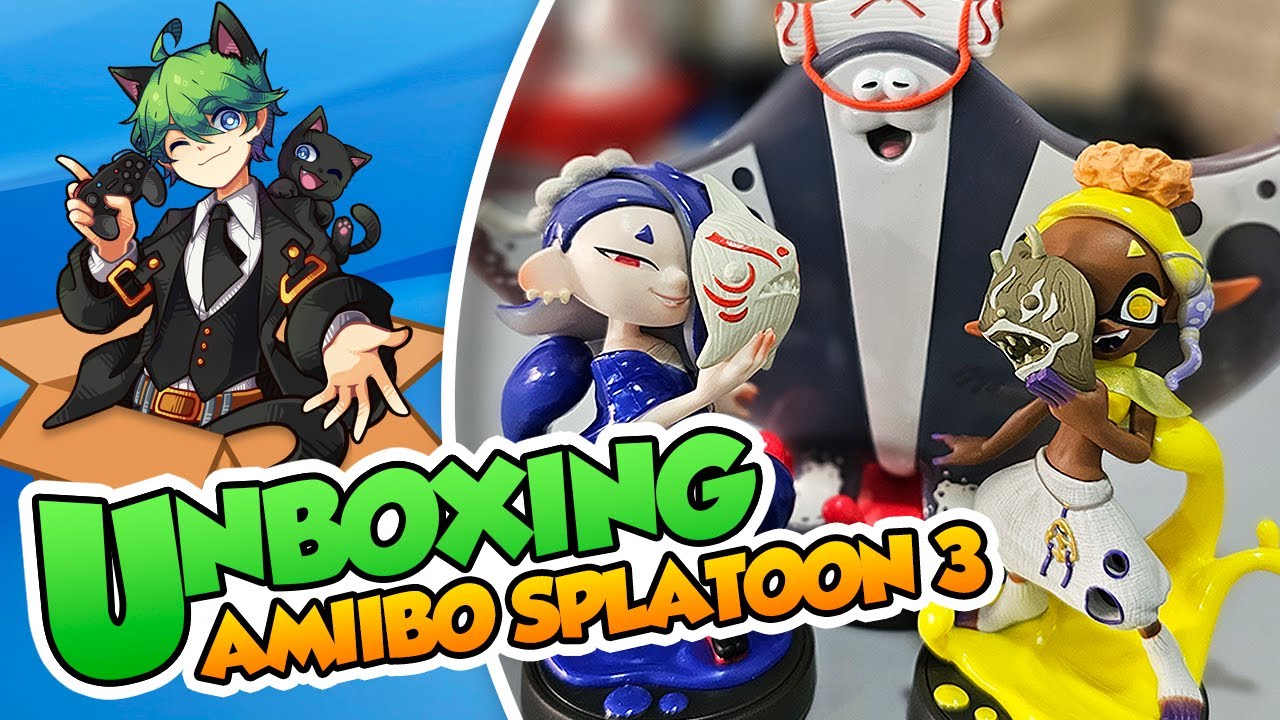 ¡Rayan es GIGANTESCO! - Unboxing Amiibo Splatoon 3 (Clan Surimi) DSimphony