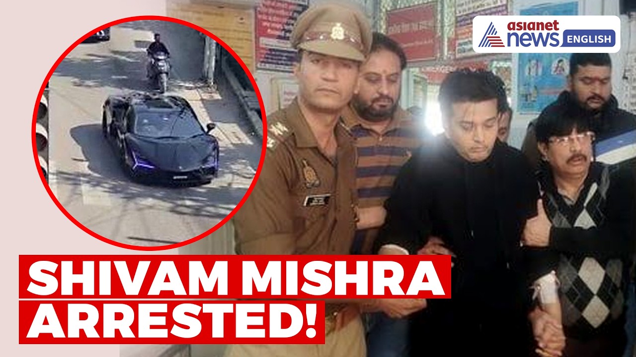Kanpur Lamborghini Crash: Shivam Mishra Arrested After VIP Road Rampage