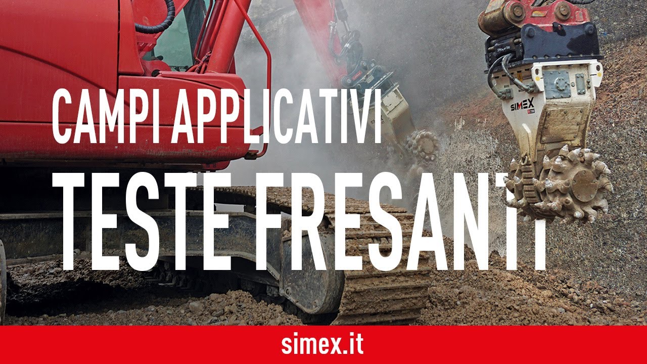 Teste fresanti Simex TF: campi applicativi