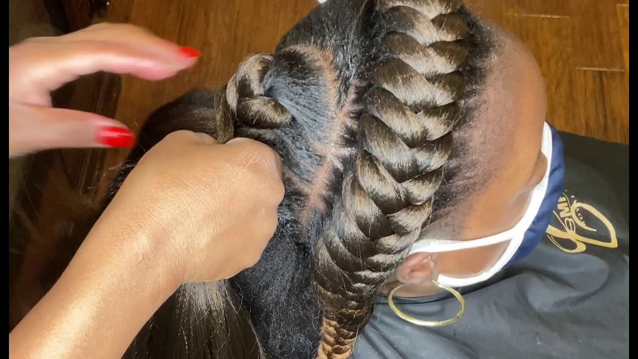 How to Jumbo fishtail Goddess Braid