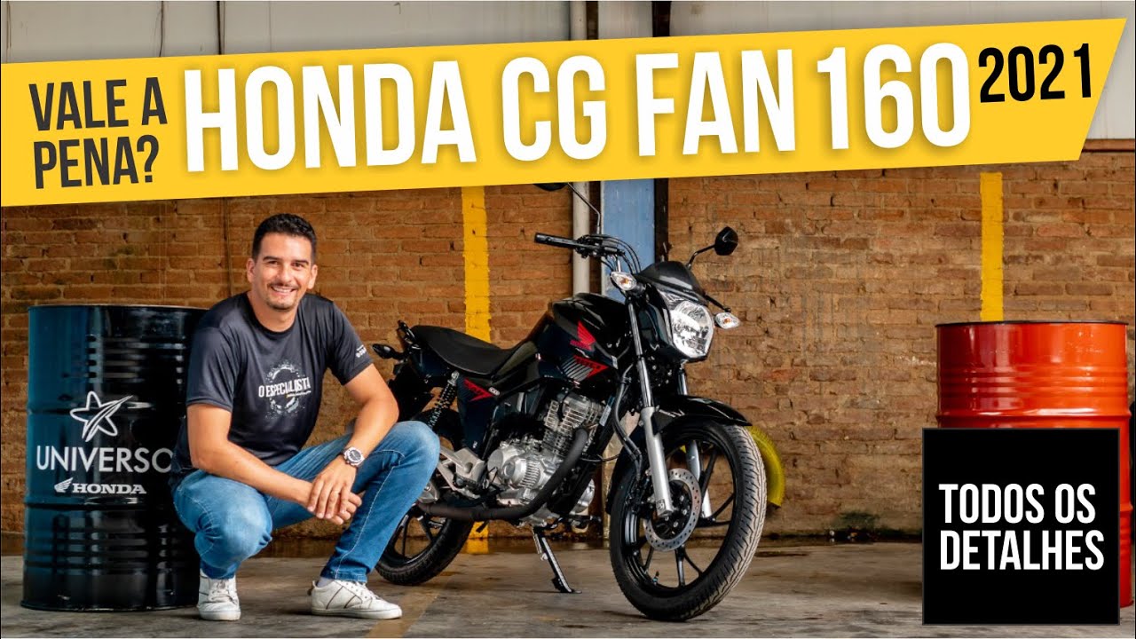 Testei: Honda CG Fan 160 2021 ser&aacute; que vale a pena?
