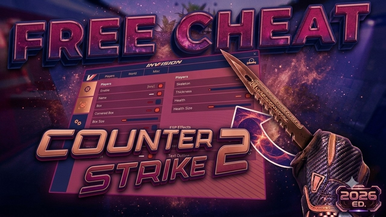 CS2 Cheat 2026 Free Download - Best Aimbot + Radar + ESP Undetected