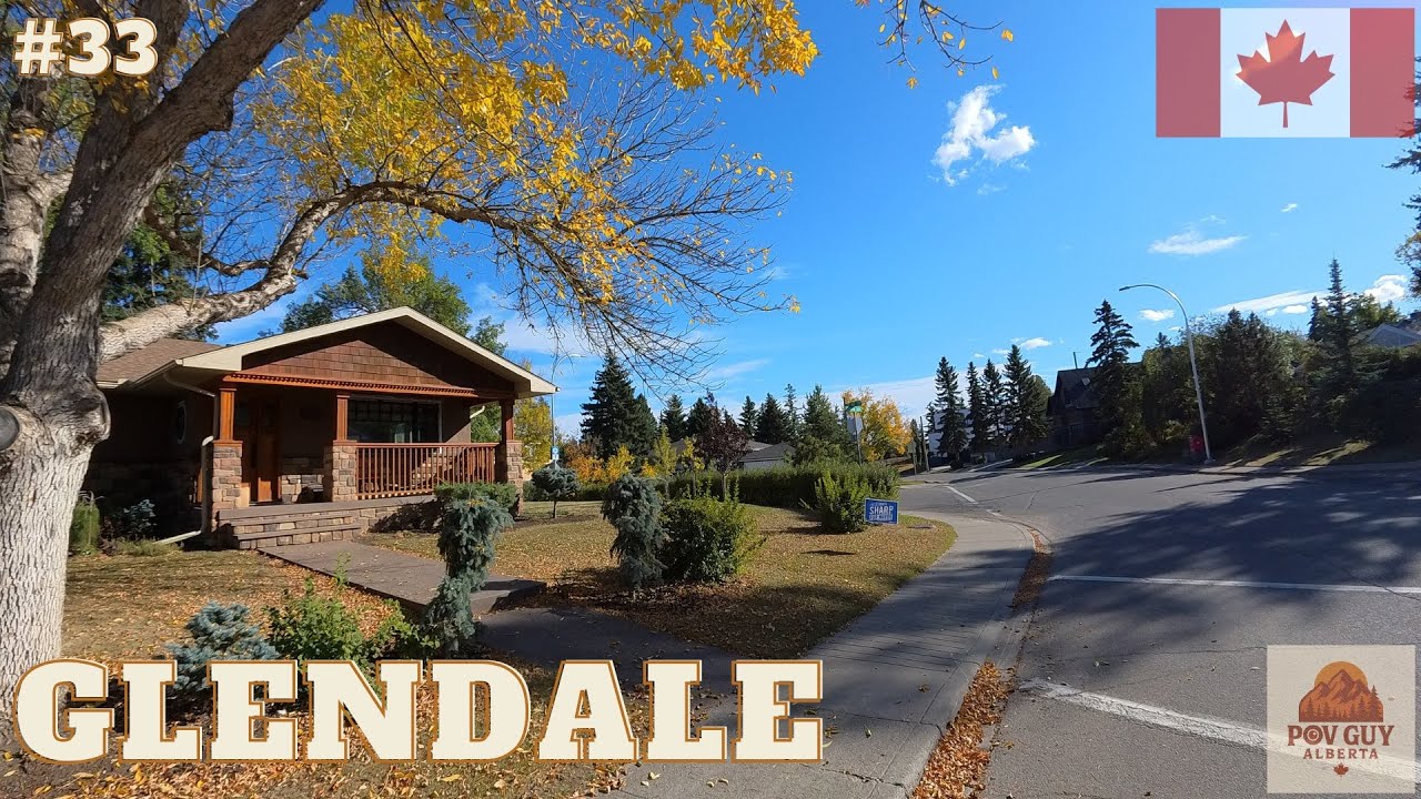🏡 Glendale Calgary Walk 🚶‍♂️🍁 Peaceful Fall Streets | 4K Walking Tour