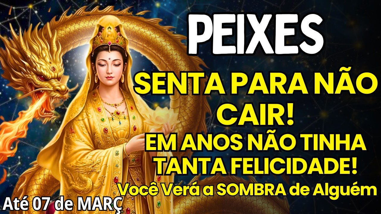 PEIXES ♓ VIT&Oacute;RIA GARANTIDA!😍 O ANIVERS&Aacute;RIO MAIS FELIZ EM ANOS!😱🍀 A SOMBRA DE ALGU&Eacute;M EST&Aacute; GRITANDO