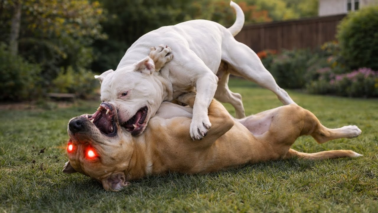 PİTBULL BİZON VS SARI DOGO ARJENTİNO ZORBA!