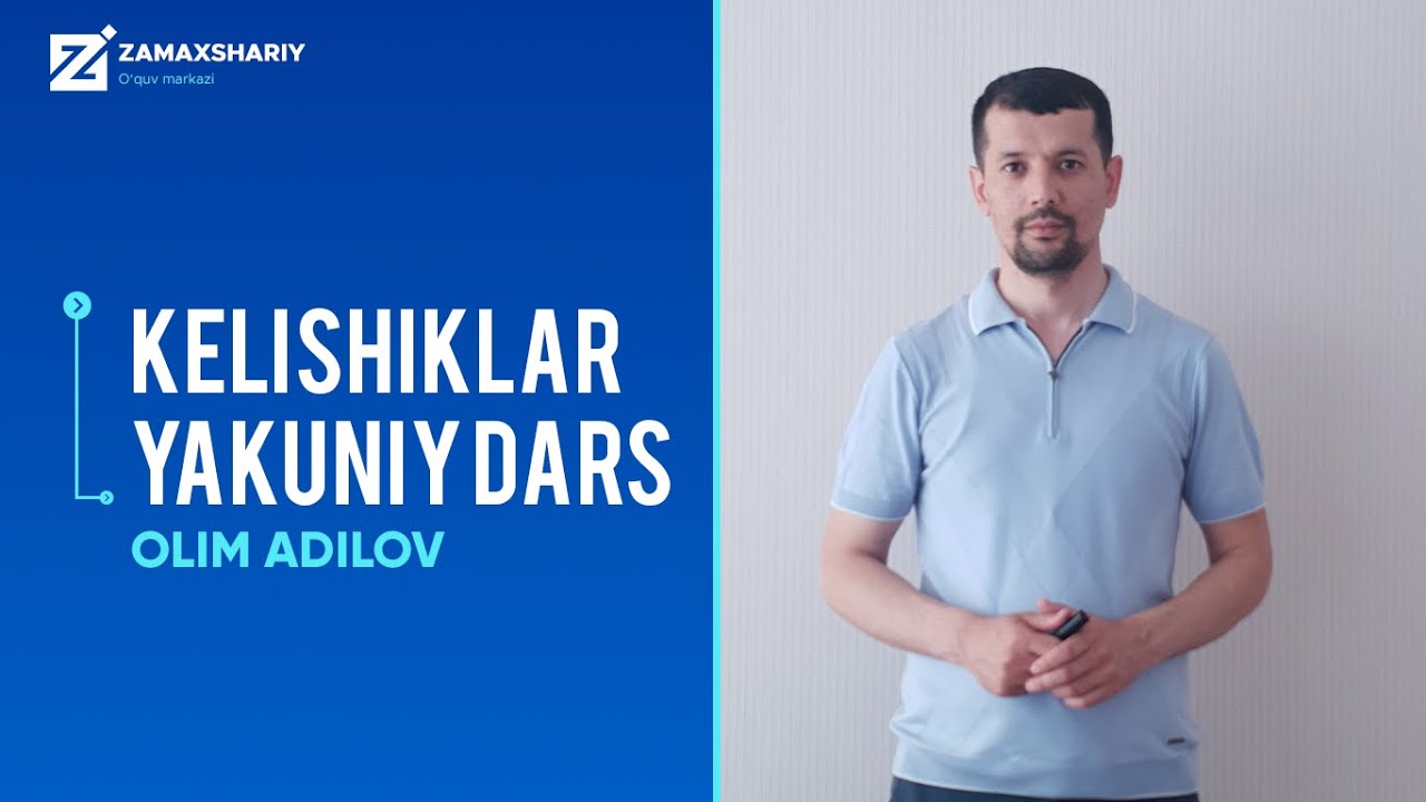 Kelishiklar - yakuniy dars | 23-dars