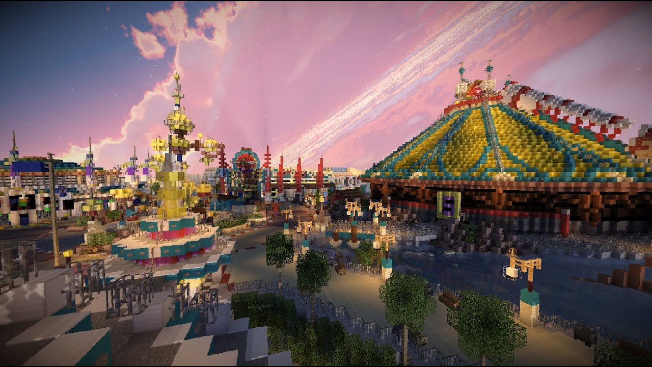 [Minecraft] Disneyland Paris recréation - Space Mountain : Mission 2