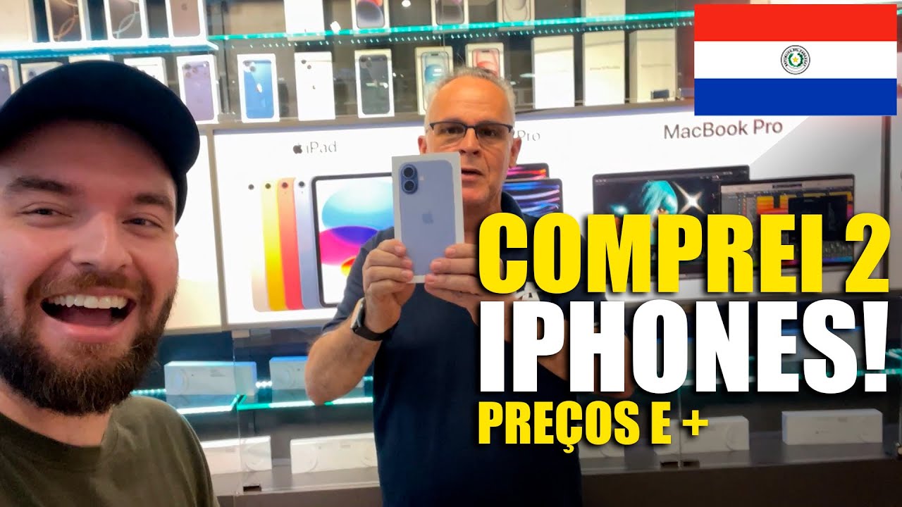 PREÇO DOS IPHONES no PARAGUAI (Atualizado 2026). Comprei 2.