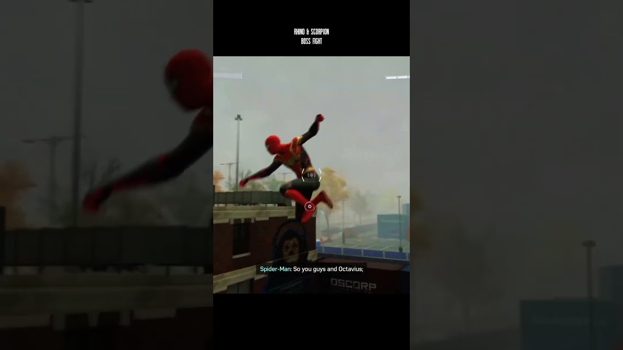 Marvel Spiderman (PS5): Битва с боссами Носорог и Скорпион, часть 3 #короткометражки #игры #тренд...
