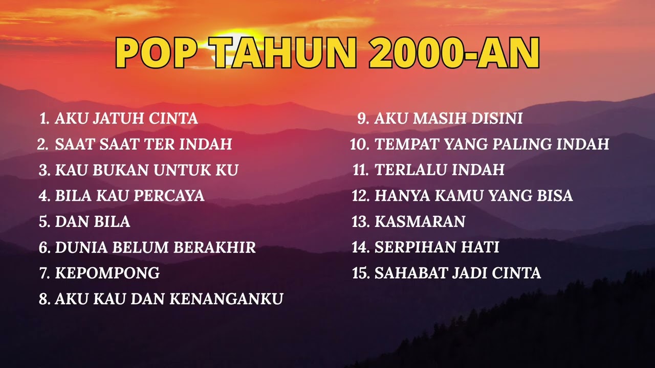 PLAYLIST POP HITS 2000AN cover jazz