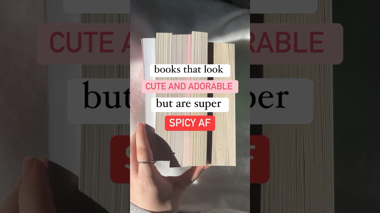 Books that look cute and adorable but are super spicy af #booktok #bookish #bookrecs #booktube