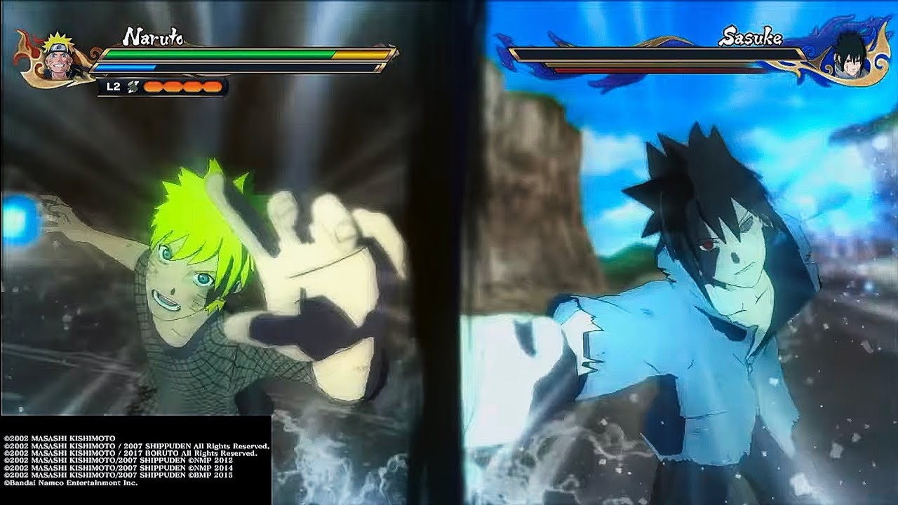 NARUTO VS SASUKE Final battle pt2