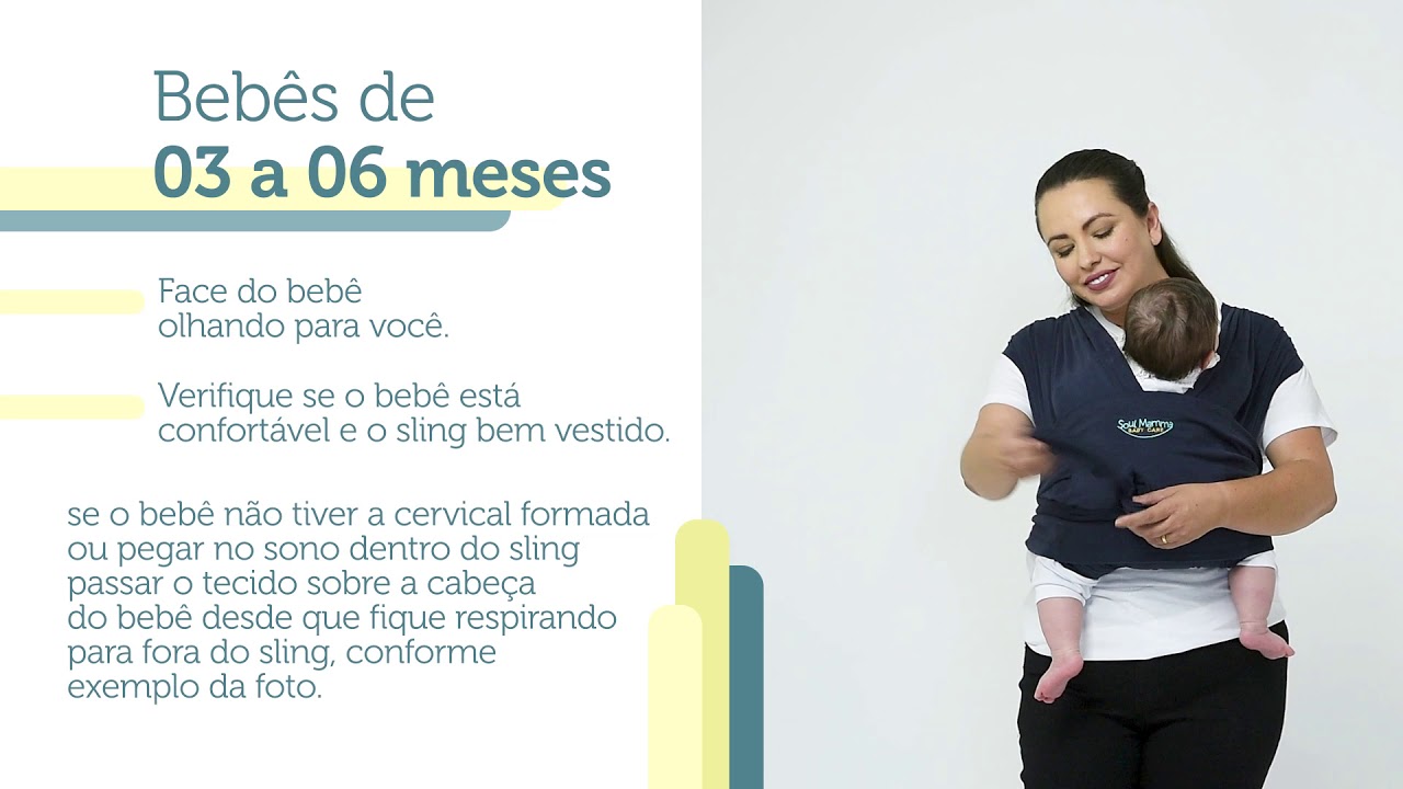 Sling Pronto Canguru Soul Mamma Baby Care