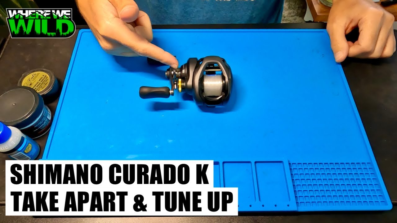 SHIMANO CURADO 201 K - Take Apart & Tune Up - Reel Maintenance