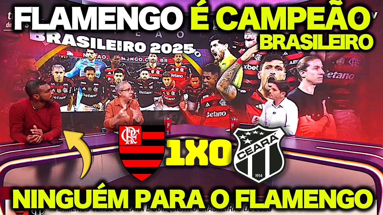 FLAMENGO É CAMPEÃO BRASILEIRO de 2025 ! IMPRENSA ESPORTIVA RASGA ELOGIOS AO FLAMENGO