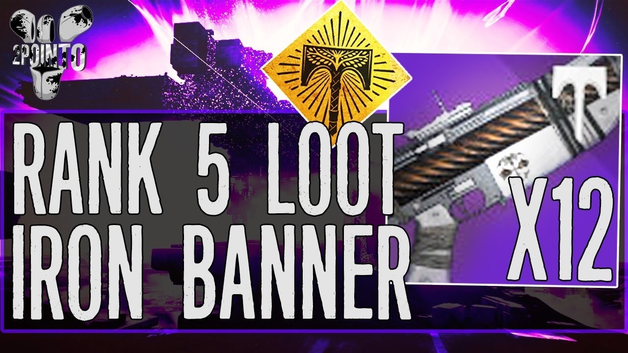 Destiny: IRON BANNER LOOT - INSANE 400 LOOT - RANK 5 REWARDS X3 (Rise of Iron - Iron Banner Loot)