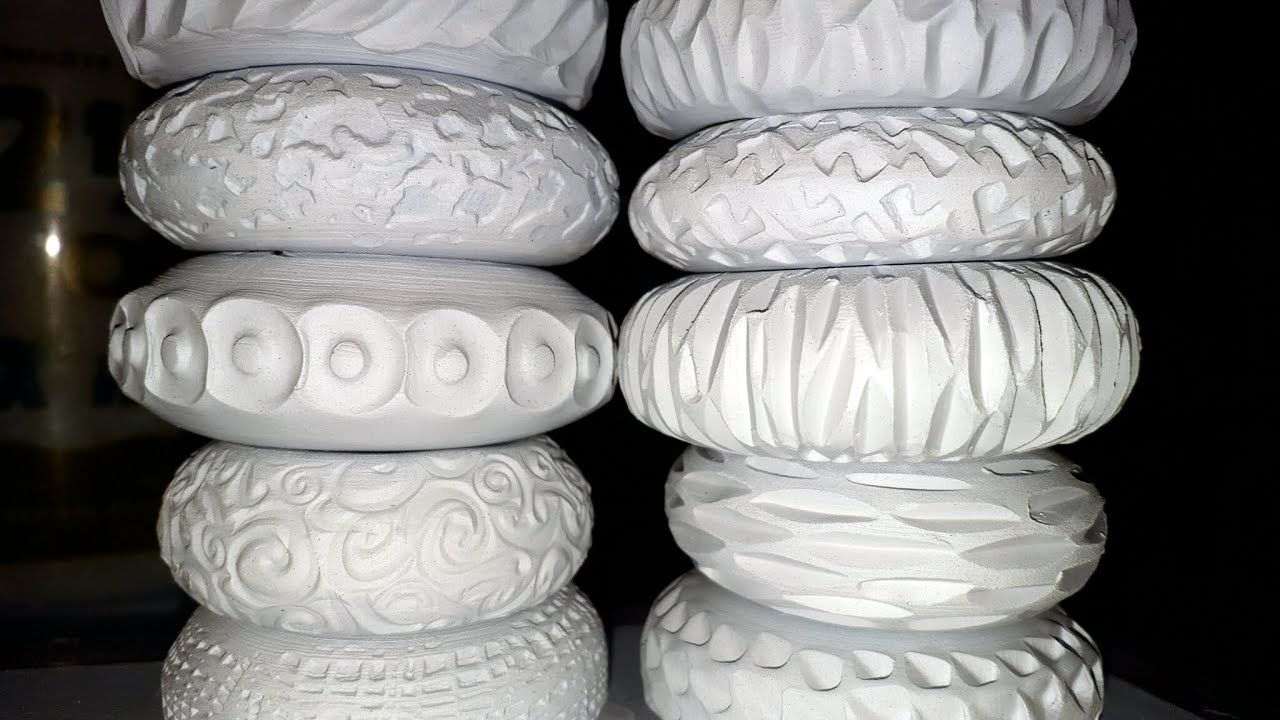 Pottery: Using Ceramic Texture Rollers DIY