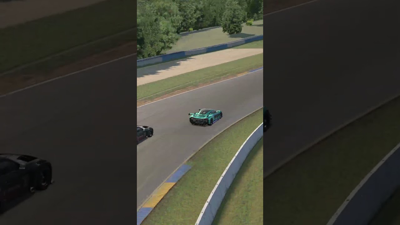 Last lap pass!